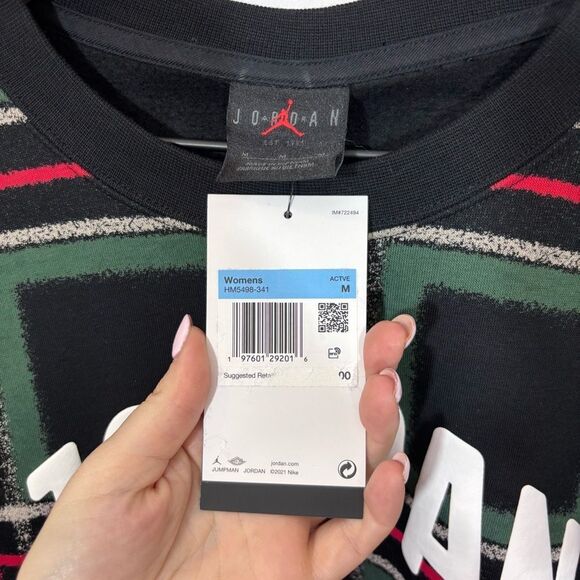 Nike Women’s Jordan Brooklyn Fleece Crewneck Sweatshirt NEW with tags Medium - Picture 12 of 16